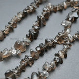 Natural Smoky Quartz Irregular Stone Chips Beads 1 Strand