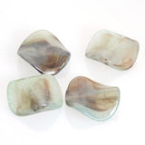 50 Pcs 6x24MM Wave Crackle Acrylic Beads for DIY Jewelry Making