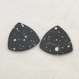 Acrylic Triangle Charm for Jewelry Making, 50pcs