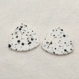 Acrylic Triangle Charm for Jewelry Making, 50pcs