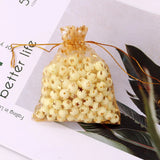 50pcs Organza Pouches 9x12cm Star Happiness Candy Jewelry Bags