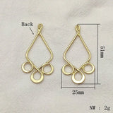 Arrival! 51x25mm 100pcs Oval Shape Charm For Jewelry DIY