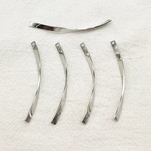 Copper Long Twist Charm Necklace Earring Parts DIY Accessories