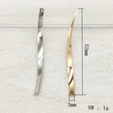 Copper Long Twist Charm Necklace Earring Parts DIY Accessories