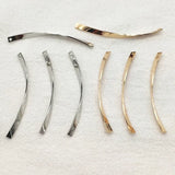Copper Long Twist Charm Necklace Earring Parts DIY Accessories
