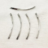 Copper Long Twist Charm Necklace Earring Parts DIY Accessories