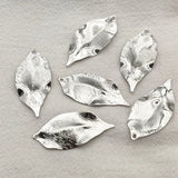 100pcs Brass Leaf Pendants for DIY Jewelry Making