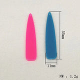 Acrylic Neon Drop Charm 100pcs Earring DIY Parts