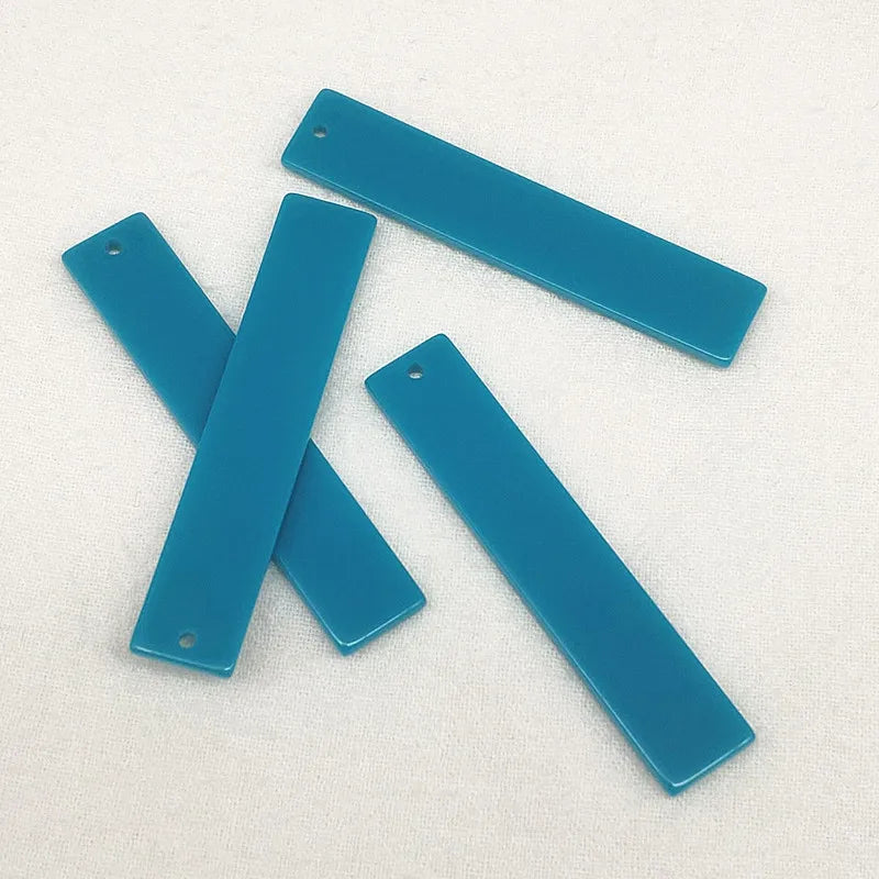 Neon Effect Rectangle Charm Earring DIY 100pcs