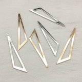 Copper Triangle Pendants for DIY Jewelry Making (100pcs)
