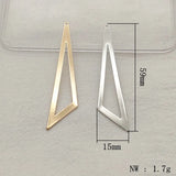 Copper Triangle Pendants for DIY Jewelry Making (100pcs)