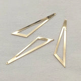 Copper Triangle Pendants for DIY Jewelry Making (100pcs)