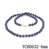 Lapis Lazuli Tower Necklace Chain for Women Girls 18inch