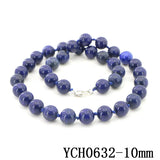 Lapis Lazuli Tower Necklace Chain for Women Girls 18inch