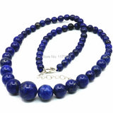 Lapis Lazuli Tower Necklace Chain for Women Girls 18inch