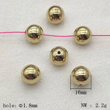 CCB Effect Round Spacer Beads for Jewelry DIY