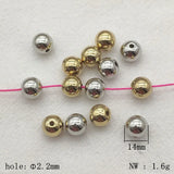 CCB Effect Round Spacer Beads for Jewelry DIY