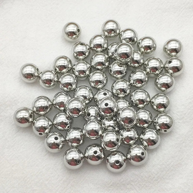 CCB Effect Round Spacer Beads for Jewelry DIY