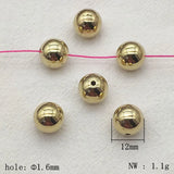 CCB Effect Round Spacer Beads for Jewelry DIY