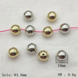 CCB Effect Round Spacer Beads for Jewelry DIY