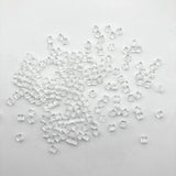 6000pcs Clear Acrylic Square Beads Jewelry DIY Parts
