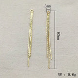100pcs Copper Claw Chains for Earring DIY Making