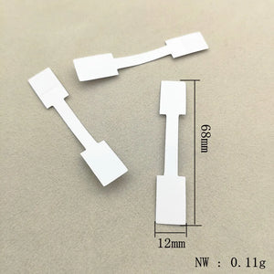 1000pcs 68x12mm Jewelry Display Label Sticker Tag