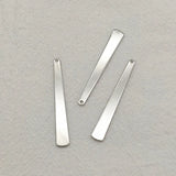 6x43mm Brass Pendants Drop Charm 100pcs Jewelry Findings DIY Parts