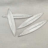 50pcs Brass Leaf Charms DIY Jewelry Findings