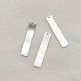 7x36mm Brass Rectangle Charms x100 for Jewelry DIY
