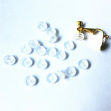 Soft Silicone Ear Stud Cap 7x3mm 300pcs