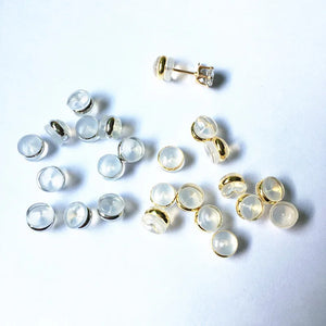 Soft Silicone Ear Stud Cap for Earring DIY Parts