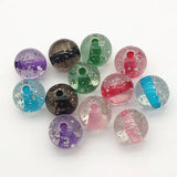 Clear Resin Powder Round Beads - 300pcs DIY Jewelry Findings
