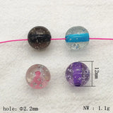 Clear Resin Powder Round Beads - 300pcs DIY Jewelry Findings