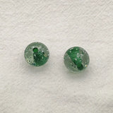 Clear Resin Powder Round Beads - 300pcs DIY Jewelry Findings