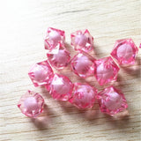 8-20MM Clear Acrylic Cube Beads for DIY Jewelry Making