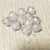 8-20MM Clear Acrylic Cube Beads for DIY Jewelry Making