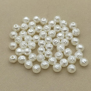 8mm 2000pcs Rose Pearls Beads for Necklace/Earrings DIY