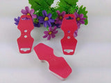 200 PCS Jewelry Rose Red Hang Necklace Cards with Holes