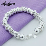 Arrival 925 Silver Charm Bracelets Fine Jewelry Cuff Bangle