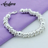 Arrival 925 Silver Charm Bracelets Fine Jewelry Cuff Bangle