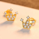 Arrival 925 Sterling Silver 18K Crown Women Jewelry