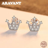 Arrival 925 Sterling Silver 18K Crown Women Jewelry