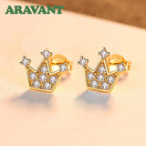 Arrival 925 Sterling Silver 18K Crown Women Jewelry