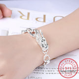 925 Silver Dragon Bracelet Bangle Cuff Jewelry