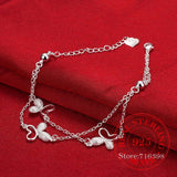 925 Silver Butterfly Bracelet for Women