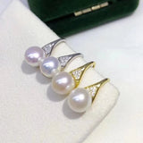925 Silver Earring Findings for Agate Crystal 3 Pairs