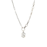Arrival 925 Sterling Silver US Dollar Pendant Necklace for Women