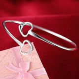 Arrival 925 Silver Heart-Shape Love Bracelets For Women