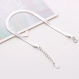 925 Sterling Silver Snake Bone Bracelet Sweet Gift Women Jewelry